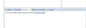 eclipse - servers